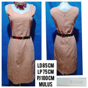 DRESS KUTUNG/SLEEVELESS PINK SOFT(ZOOC) 3