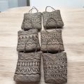 khas dayak kalimantan Tas Rotan  Tas map tas handmode  etnik dayak kalimantan   tas Rotan anyam map Tas  motif  dayak kalimantan Random. 
