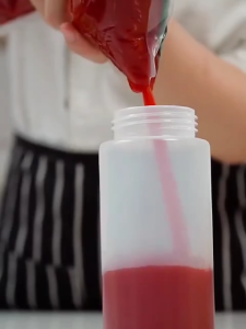 Botol Saus Saos Botol Sauce Mayonaise Kecap Cuka Dengan Angka Takaran Serbaguna Murah Tebal