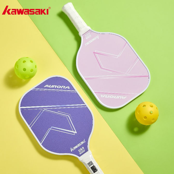 Pickle Racket Type Kawasaki Pickleball Paddle AURORA 15mm Fiberglass Pickle Racket For ...