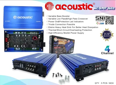 Power 4ch Acoustic AC-6907 3652 Tenaga Badak
