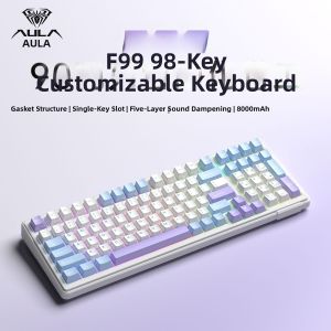 AULA-MOJING | Customizable Multi-Mode Wireless Bluetooth Mechanical Keyboard