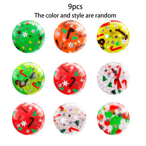 Christmas venting water droplet ball squeeze and relieve stress grape ball toy soft rubber decompression quick rebound toy