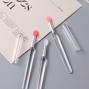 Nail Art Aplicator Brush Silicone Kuas Lip Brush / Nail Chrome Powder Mirror Powder - VP010