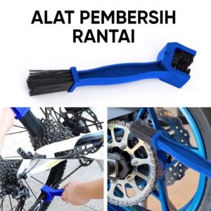 Sikat Rantai Sepeda Motor U Shape Alat Pembersih Sprocket Gir Rantai
