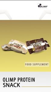 Olimp Protein Snack 60g. จำนวน 4ชิ้น หรือ 12ชิ้น(1Box) Protein Bar โปรตีนบาร์ โปรตีนสแน็ค โปรตีนแท่ง ขนมคลีน