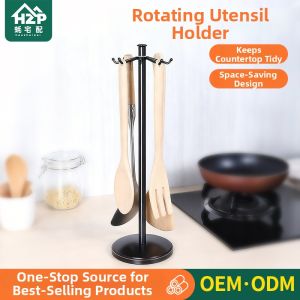 Rotating Multi-functional Kitchen Utensil Hanger