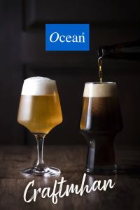 แก้ว เบียร์ คราฟเบียร์ CraftMhan Ocean โอเชียน Tumbler 565 มล./Stemware 390 มล. - 1 ใบ