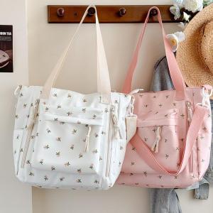 Túi Tote Dung Tích Lớn Túi Tote Dệt Vải Nylon Túi Tote in Hoa Túi Tote Đi Làm Túi Tote Đi Học Túi Tote Đeo Chéo Túi Tote Đeo Vai Đơn