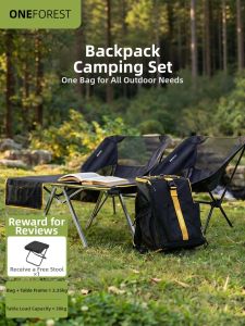 one forest | Lightweight Portable Camping Table and Chair Set