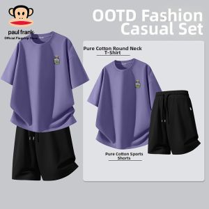 Paul Frank | Mens Cool Summer Cotton T-Shirt and Shorts Set