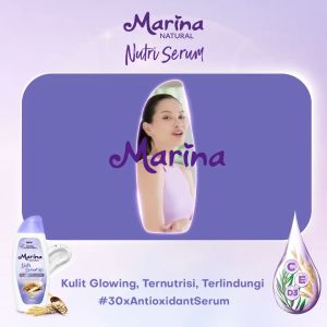 ✿CANTIKA✿ Hand body lotion marina NATURAL WARNA pemutih kulit tangan badan wangi segar