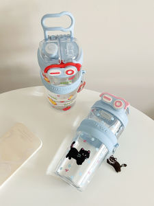 Cốc Nước Tritan Dung Tích Lớn Dễ Thương Có Van Chui Cốc Pha Trà Cho Học Sinh Và Trẻ Em Cốc Đựng Trà Có Nắp Cốc Đựng Nước