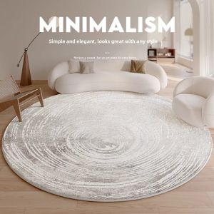 Luxury Round Easy-clean Carpet For Living Room and Bedroom