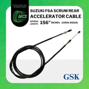 ACCELERATOR CABLE - GSK Suzuki F6A Scrum Rear 15910-85215 truck wire 156 inches