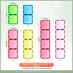 PANDUOXIANG | Magnetic Tiles Supplementary Pack for Building