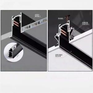 MOLISAI | Honeycomb Magnet Rail Aluminum Ceiling Panel Crack Resistant With Embedded Light Track