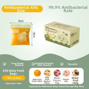 MRUN | Antibacterial Freezer Food Grade Preservation Bags