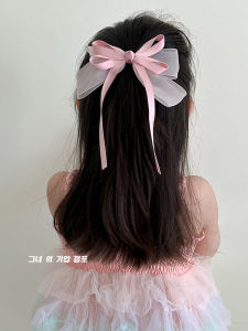 ปมผีเสื้อเจ้าหญิง กิ๊บติดผม ไม่มีความเสียหาย ตาข่าย เด็กผู้หญิง เสื้อท่อนบน เครื่องประดับผมมวยสไตล์เทพนิยายเด็ก Headwear