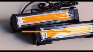 CP 1PAIR OF COB-2 FRONT GRILLE STROBE WARNING LIGHTS BLINKER