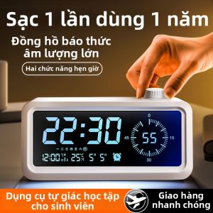Đồng Hồ Báo Thức Thông Minh Hỗ Trợ Dậy Sớm Học Tập Cho Trẻ Em