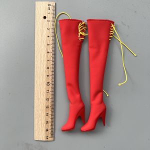 Giày Bốt Dài Bằng Nhựa PVC Cho Nữ Quân Nhân Giày Bốt Dài qua Đầu Gối Đồ Chơi Mô Hình Đồ Chơi Anime Đồ Chơi