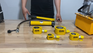 Hydraulic Ram Cylinder 10T Lifting Jack Porta Power Low Profile Hydraulic Ram Jack Mini Hand tool