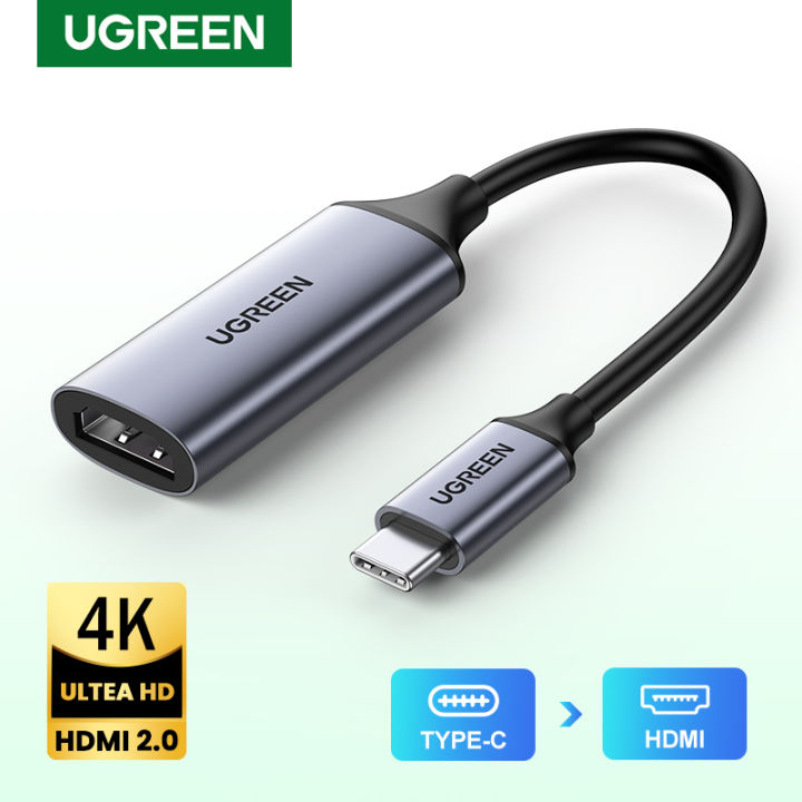UGREEN-Adaptador USB tipo C a HDMI 4K para TV, Cable USB C para PC, Macbook  Pro, iPad Pro, Samsung Galaxy, Pixelbook, Xiaomi
