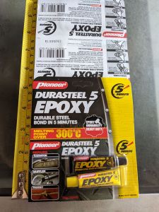 [[GRATIS ONGKIR]DR/DK] Lem durasteel pioneer epoxy 35gr 15gr lem knalpot lem radiator lem porting tahan panas sampai 300° celcius durastel