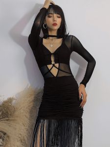 Mùa Xuân Mới Váy Latin Mùa Xuân Mới Cho Nữ Quần Áo Múa Latin Quần Áo Múa Thể Thao Quần Áo Múa Đạo Võ Quần Áo Múa Trung Quốc