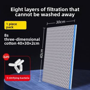 「China Plug」MONLEYTA | Bio Cotton High-Density Water Purification Filter Media