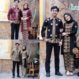 KEBAYA COUPLE SONGKET BAHAN KATUN KEBAYA SEMI FRANCE CORNELI COUPLE ADELIA BATIK COUPLE GAMIS