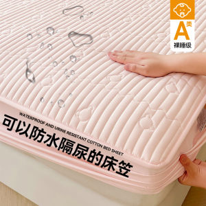 Class a Waterproof Bedding Quilt Cotton Mattress Protector Full Cover Dustproof Summer Thick Cotton Insert Urine Proof Bed Canopy