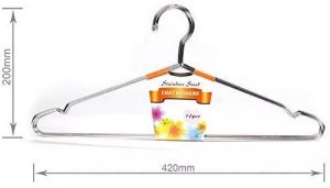 Bộ 10 Móc Treo 42cm Phơi Quần Áo Inox 304 Cực Sáng Bóng Gía Trị Vĩnh Viễn Hàng Nhập Khẩu.