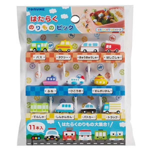 Torune | Transport-shaped Baby Fruit Fork 11pcs
