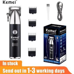 Kemei Professional Men's Electric Hair Clipper: Rechargeable Portable Wireless Hair Clipper
