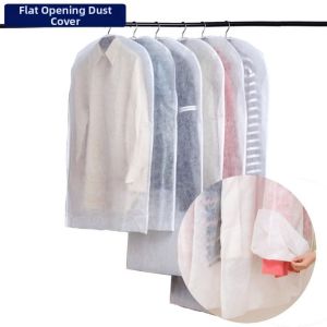 Dust-Proof Breathable Closet Garment Bag White