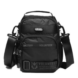 Volunteer | กระเป๋าสะพายข้างผ้าอ็อกซ์ฟอร์ดชาย กระเป๋าสะพายไหล่กว้างแบบใช้งานได้สองทาง กระเป๋าคาดหน้าอกขนาดเล็ก กระเป๋าถือ กระเป๋าสะพายข้าง กระเป๋าสะพายข้างแบบลำลอง