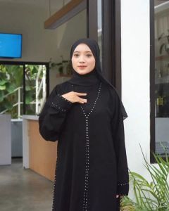 Abaya Dubai Gamis Arab Saudi Bordir Umroh Abaya Hawa Abaya Ratih Jetblack Abaya Remaja Turkey India