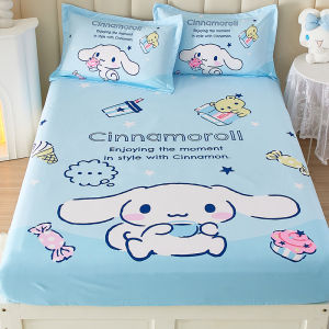 Pure Cotton Meowth Bed Canopy Single Piece Dustproof Cover Cartoon Girl Children Mattress Protector Cover Warmth Retention Function