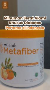 Metafiber By MGANIK Rasa Lychee leci Suplemen Diabetes Sugar META FIBER Minuman Serat Diet Sehat BPOM