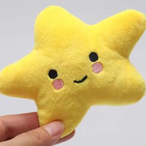 ของเล่นขนสัตว์รูปดาวสำหรับสุนัข ทำความสะอาดฟัน ของเล่นเคี้ยวเพื่อความบันเทิงในตัว