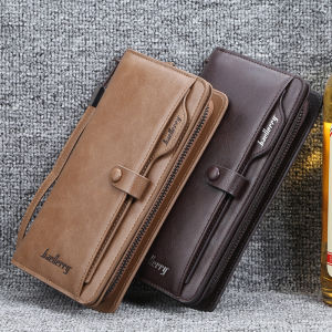 Long Zipper Mens Business Youth Multi-Card Wallet