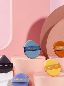 健美创研撞色气垫粉扑 Maycreate Rainbow Air Cushion Puff Makeup Puff 不吃粉底液超软化妆定妆粉饼海绵美妆蛋