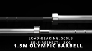 Olympic Barbell Bar Stainless Steel 150–300KG Heavy Duty 4–7FT Home Gym – Prime Form Living