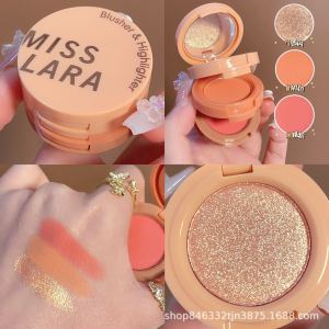 Miss Lara 3-Layer Makeup Palette High-Gloss Blush Pearlescent Matte Finish Multifunctional Valentines Day Gift for Women