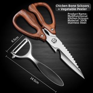 CMGF | Bone Cutting Kitchen Scissors Stainless Steel Sharp