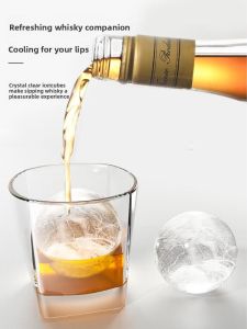 MONLEYTA | Food Grade Silicone Whiskey Ice Ball Mold Kitchen Home Use Ball Shaped Ice Tray Model For Beverage Cooling Ice Cubes Maker