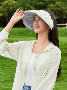 SANFU | Outdoor Shading Ribbon Hat Fresh Simple Pure Color Accessories
