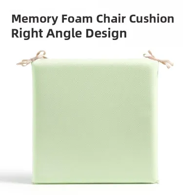Thickened Memory Foam Seat Cushion Office Desk Chair Student Stool Dining Table Chair Pad All Seasons Universal Home Fabric
